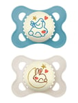 MAM Mam Original Night 0-6M Silic Blue 2P Multi/patterned