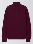 Polo Ralph Lauren Lightweight Half-Zip Sweater, Damson Red