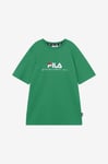 FILA - T-shirt Lohberg Logo Tee - Grön