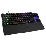 SteelSeries Apex 7 TKL - Clavier - avec affichage - backlit - USB - Allemand - commutateur : SteelSeries QX2 rouge