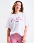 Bumpro Oversized T-shirt White/Pilates - XS