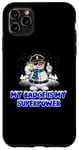 iPhone 11 Pro Max My Badge is My Superpower Sarcastic Police Officer Sarcasm Case