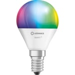 Ledvance Smart+ Wifi E14 klotlampa, färgändring + justerbar vit, 4,9W, 1 st