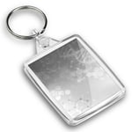 IP02 Passport Keyring BW - DNA Molecule Biology Science  #39045