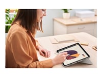 Logitech Combo Touch - Tastatur Og Folioveske - Med Styrepute - Bakgrunnsbelyst - Apple Smart Connector - Qwerty - Italiensk - Sand - For Apple 12.9-Inch Ipad Pro (5. Generasjon)