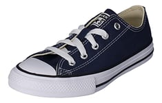 Converse Mixte enfant 3j237 Chaussures de Gymnastique, Navy, 33.5 EU