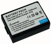 Battery LP-E10 for Canon EOS 1300D Kiss X50 X70 X80 X90 Rebel T3 T5 T6 T7