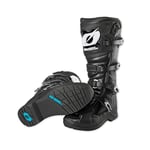 O'Neal Motocross Boots RMX Boot EU I Enduro Motorcycle I Ergonomic Motorcycle Boots Men & Women with Anti-Slip Sole I Complies with EN13634 I Black I Size 10 UK