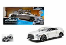 Nissan Gt-R 35 2009 Fast & Furious 7 Argent 1:24 Modèle JADA TOYS