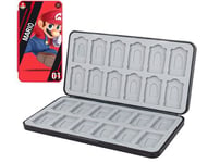 Étui pour Jeux Switch, Boîte de Rangement pour Cartouches de Jeux Nintendo Switch,Boîtier Housse de Protection Portable avec 24 Support des NS Jeux Cartes Organisateur Conteneur