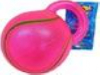 Yarro International TPR-boll med handtag rosa