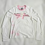 Nike ACG Women's Long Sleeve Top Medium White Pink All Conditions Gear NWT