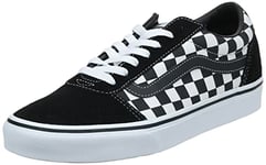 Vans Homme Ward Sneaker Basse, (Checkered) Black/True White, 43 EU