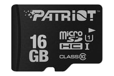 Patriot LX Series - flash-minneskort - 16 GB - microSDHC UHS-I