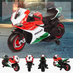 Kids 12V Ducati 1299 Panigale Electric Ride-On Motorbike with Lights & Music