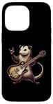 Coque pour iPhone 14 Pro Max Retro Possum Rock Music Men Kids Women Funny Opossum Rock