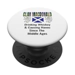 Clan McDonald Tartan Nom de famille écossais Scotland Pride PopSockets PopGrip Adhésif