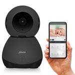 Alecto SMARTBABY10BK Babyphone WiFi avec caméra HD 1080p - Smart Baby Monitor avec contrôle par Téléphone Portable - Babyphone vidéo Caméra et Audio - Noir