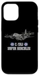 Coque pour iPhone 12/12 Pro Avion de transport militaire américain C-130J