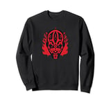 Star Wars Darth Maul Dark Side Villains Head Gothic Flames Sweatshirt