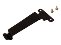 vhbw Clip compatible avec Kenwood TH-205, TH-21, TH-215, TH-21AT, TH-21BT, TH-22, TH-225, TH-22A appareil radio - Vis, métal, noir