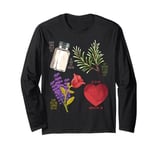 Practical Magic Salt Rosemary Lavender Love Witch Pagan Long Sleeve T-Shirt