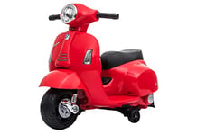 e-Spidko- Vespa GTS Moto électrique pour Enfants, 40623, Rouge