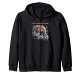 I Am The Enemy Within Leopard Cat Zip Hoodie