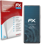 atFoliX 3x Screen Protection Film for Sony Xperia Pro-I Screen Protector clear