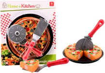 John Toy Home & Kitchen Play Set Pizza 9-Piece - Enjoy Yours Own Magic Pizza