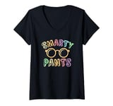 Womens Sarcastic Little Mr SMARTY PANTS Graduation Alumni I'm So V-Neck T-Shirt