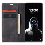 CaseMe Slim Plånboksfodral Huawei P50 Pro Svart