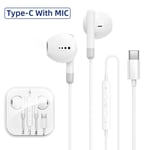 In-Ear Wired  Earphones for iPhone15 16 Samsung Huawei Hifi Type C Earphones