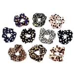 12st Velvet hair Scrunchies, hårsnoddar , hårband , Hair bands multifärg