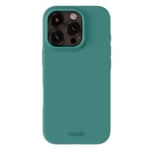 Holdit iPhone 16 Pro Soft Touch Silikon Deksel - Moss Green