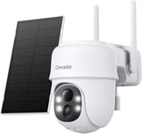 Cinnado Security Camera Systems - Wireless Solar 2K CCTV 360° Color Night Vision