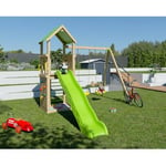 Aire de jeux avec toboggan - Bois - H2,20m - SMART XPERIENCE  