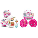 5 Surprise 77439 Foodie Mini International (2 Pack) Mystery Capsule Real Miniature Brands Collectible Toy, Small & 77441 International (Includes 5 Mystery Foodie Minis) Collector's Case, Small