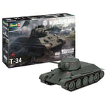 Revell T34 World of Tanks 03510 Easy Click Russian Military Model Kit Scale 1:72