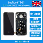 OnePlus 6T 1+6T A6010 A6013 OLED AMOLED LCD Touch Screen Digitizer w/ Frame