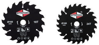 Mitsutomo Sågklinga cirkelsåg 160x20 mm 18+24T