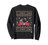 Laurel & Hardy Comedy Duo Christmas Knit Pattern Sweatshirt