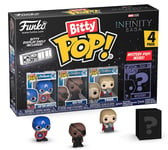 Funko Bitty Pop 4 Pack Marvel Infinity Saga Capitaine America Vinyl Figurine