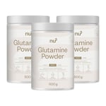 nu3 Glutamine en poudre Poudre 3x500 g