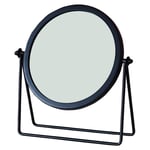 YFFSBBGSDK Miroir de Maquillage de Style européen Rond en Fer forgé Miroir de Bureau Simple Face Simple Portable Fille Banc Coiffeuse Miroir