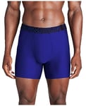 Under Armour Men's Tech 6-inch Boxerjock 2-Pack Boxer Briefs, Royal Solid-Core Pack of 3, XXL