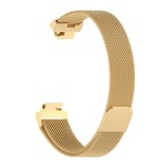 Fitbit Inspire / Inspire HR rostfritt stål armband - Storlek: L / Guld