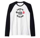 Jay and Silent Bob Quick Stop Groceries Sign Raglan Baseball Tee