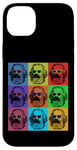 Coque pour iPhone 14 Plus Karl Marx Pop Art, Portrait Revolutioniere, Rétro Vintage