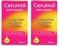 Cerumol Ear Drops 10ml | Earwax Removal X 2